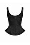 Back Zipper Underwire Blouse - 3