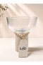 Glass Serving Plate with Marble Stand - 2