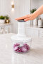 1500 ml Push-Down Manual Rondo Hand Rondo Practical Vegetable Chopper with 3 Blades Multi-Purpose Kitchen Chopper - 4
