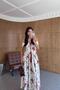 Corset Form Red Floral Dress - 2