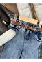 Winter Coat, Artificial Leather, Fur Inside, Belted, Lycra Jeans, 4-Piece Baby Boy/Child Set - 4