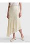 Trendlucky Asymmetrical Cut Flared Skirt with Elastic Waist and Ruffles - 2