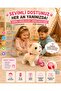 Cute Moving Sound-Creating Cat and Dog Toy – Walking, Musical, Sound Imitating, Tail Wagging Plush Toy - 2