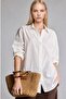 100% Cotton Regular Fit Long Sleeve Shirt - Off-White