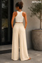 Women's Muslin High Waist Wide Leg Muslin Trousers |   100% Cotton Textured Summer Comfortable Fit - 4