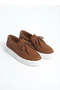 Zrc2602 - Premium Knitwear Men's Lace-Up Loafer Brown - 3