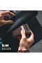 حامل بطاقات مع جيوب EDC ونافذة لبطاقة الهوية، محفظة بطاقات منبثقة مانعة لـ RFID، محفظة بطاقات معدنية نحيفة W - 4
