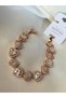 Xuping Bracelet with Hearts and Zircon Stones in Rose Gold - 2
