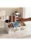 منظم زاوية القهوة الخشبي المودرن - خشب MDF تايلاندي بصبغ ناري فاخر | Coffee Bar Organizer - 4