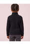 Girls Black Turtleneck Cable Knit Pullover - 4