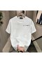 Battery Low Printed Cotton Oversize T-Shirt
