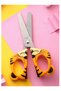 Scissors with Elephant Figure, 1 Piece, Bubu Blunt Tip Protected School Scissors, Children's Paper Scissors, Preschool Nursery Kindergarten - 5