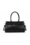 Front Belted Shoulder Strap Bag Black Arm176 - 4