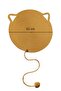 Pet Handmade Cat Scratching Mat with Toys, 100% Cotton Rope, Yellow - 6