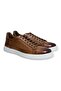 Brown Lace-Up Genuine Leather Men's Shoes