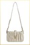 Rima Women's Drawstring Model Buckle Detailed Hand and Shoulder Bag - Cream