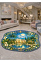 Sdt Mixed Patterned Modern Woven Base Decorative Carpet Sdtamor1452