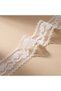 Floral Lace Patterned White Knitted Shoelaces Women's Sneakers - 3
