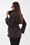 Women's Buttoned Collar, Button Closure, Lined, Belted Trench Coat 265102 - - 6