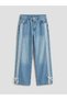 Wideleg Bowknot Girls' Jean Pants - 2