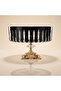 Crystal Cut Handcrafted Sandra Glass Bowl - Aura Series - Presentation Bowl