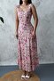 Pink floral viscose dress - 3