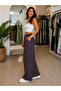 Moda Başak Premium Patterned Mango Fabric Palazzo Trousers – Stylish and Comfortable Cut with Wide Legs - 2