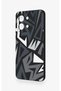 Vivo Y28 Compatible Geometric Block Pattern Silicone Case - 3