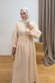 Molly Nelly Women's Cotton Long Muslin Dress - 4