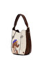 Women's Multicolor Patterned Shoulder Bag 26Sbd251814 - 6