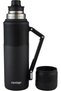 Steel Thermos with Thermal Cup 1.2L Black