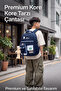 Korean Style Laptop Compartment Multi-Functional Multi-Compartment High School University Backpack with Accessories