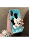 Oppo A54 4g Compatible Silicone Edge Hard Back Case Mickey Patterned Couple Phone Case - 3