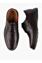 Men Leather Lace-Up Derby Shoes