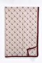 Dama K Patterned Aqua Soft Shawl 4076 - Bordo - 4