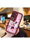 Vivo Y19S Compatible Case Camera Protector Minnie Pattern Burgundy Lover Couple Silicone Phone Case