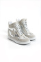 Frm 163 Star Detailed Hidden Heel Boots