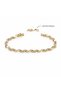 Aura Collection Elara Zircon Stone Gold Women's Steel Bracelet - 2