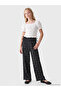 Nevavm Wide Leg Girls' Pants with Floral Print and Difference
