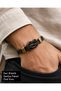 Men's Genuine Leather Bracelet – Knot Detailed, Multi-Row Vintage Metal Design