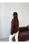 Women's Stand Collar Oversize Knitwear Sweater Long Sleeve Relaxed Fit Stylish Daily Combination - 7