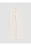Two Mt Shop Quality Lcw Vision White Interlock Plain Super Skinny & Extra Narrow Women's Sweatpants - 6