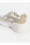 Lcw Steps Beige Mesh Thick Sole Women's Sports Shoes - 3