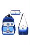 Waterproof Ultra Luxury Astronaut Pattern Premium Boys Orthopedic Primary School Bag Thermal Lunch and Pen Holder