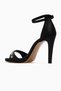 Women's Thin Heeled Evening Dress Shoes 26Y Ykşk-8594 Black Satin - 3