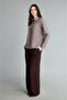 Regular Fit Wide Leg Pleated Linen Trousers H3264Ax26Au - 2