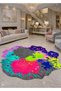 Sdt Traditional Patterned Modern Woven Base Decorative Carpet Sdtamor5162 - 2