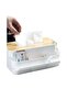 Multifunctional Storage Tissue Box with Lifting Shrapnel, Nightstand Desktop Car Organizer with Remo - 2