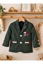 Baby Boy Classic Green Blazer Jacket – Stylish and Comfortable Design - 3