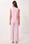 Modal Blouse Trousers Set Lmc0059 Sugar Pink - 6